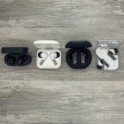 Comply TrueGrip Pro Premium Memory Foam Tips (TW-300-B) fitted on various earbuds
